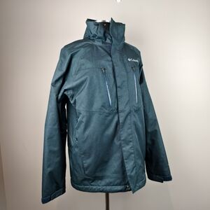 Columbia Omni-Heat Waterproof Jacket Reflective Warmth Mens M